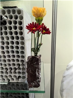 Travertine Interior Vases Stone Flower Pot