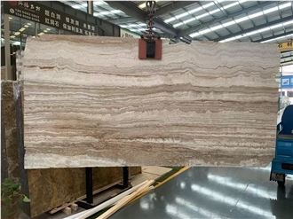 Yellow Tiramisu Travertine Slabs
