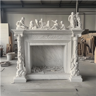 JSY Ariston Marble Fireplace Frame