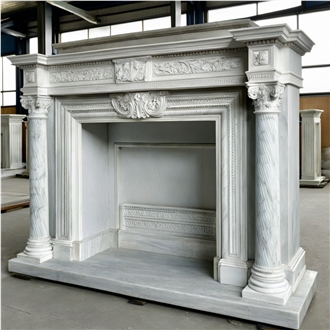 JSY Calacatta Carrara Marble Fireplace: More Than Stone, A Piece Of History