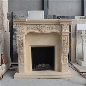 JSY The Century Cream Fireplace Frame