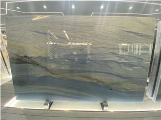 Brazil Azul Macaubas Quartzite Slabs