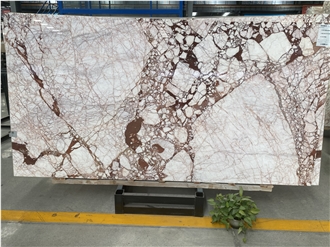 Calacatta Burgundy Marble Slabs For Decoration