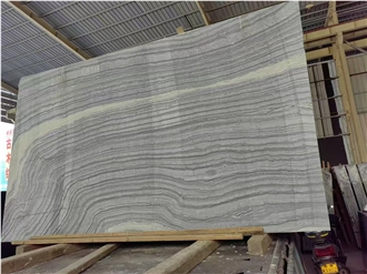 China Black Wooden Marble Slabs