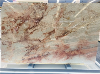 Four Season Pink Marble Slabs, Tiles For Luxury Design