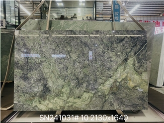Green Marble Slabs Polished