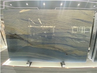 Royal Blue Macaubas Quartzite  Slabs For Decoration Tiles