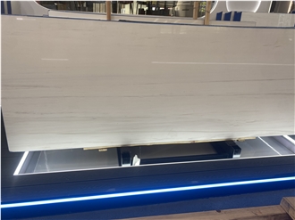 Star White Polish Marble Slabs For Interior Using