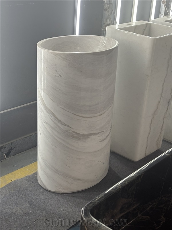 Light Emperador Pedestal Basins  Suppliers