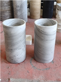 Light Emperador Pedestal Basins  Suppliers