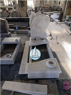 Italian White Marble Monument