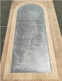 Big Size Light Travertine Mirror Frame