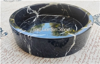 Black Marquina Marble Bowl Home Decor Products