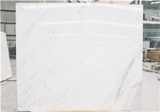 Classic Elegant Volakas White Marble Slabs