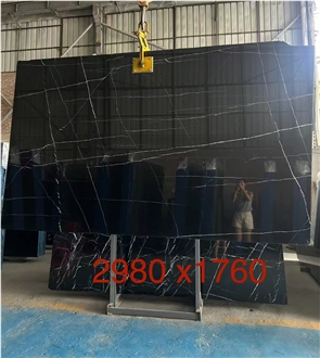 Hot Sale Cheap Nero Marquina Black Marble Slabs