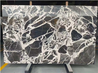 Luxury Bvlguri Black Marble Slabs For Elegant Design