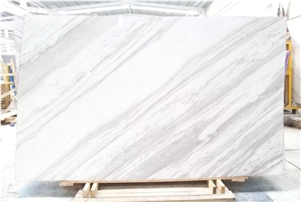 Quality-Ensured Volakas White Marble Slabs For Indoor Design