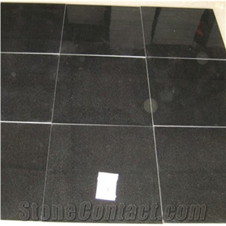 Black Polished Basalt Stone Mongolia Black Basalt Tiles