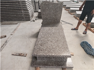 China Natural Stone Granite G664 Red Polished Tombstone