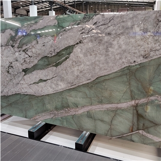 Kungfu Stone Baida Jade Orchid Quartzite Slabs