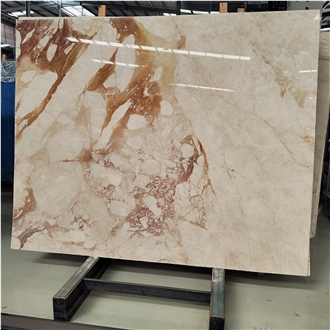 Kungfu Stone Germany Rose Beige Marble Slabs
