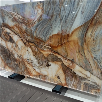 Kungfu Stone Mountain Yellow Quartzite Slabs