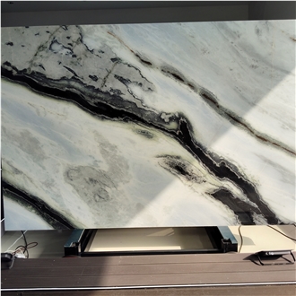 Kungfu Stone Panda White Marble Slabs Wholesale