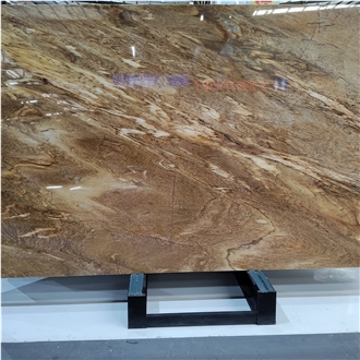 Kungfu Stone Supply Panettone Golden Quartzite Slabs