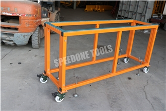 Stone Slab Work Table Countertop Fabrication Stand