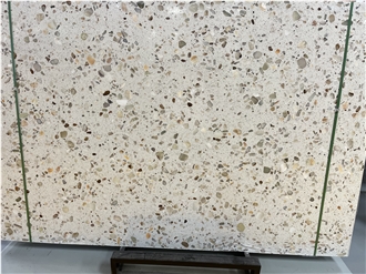 Light Transmitting Terrazzo Translucent Terrazzo Slabs
