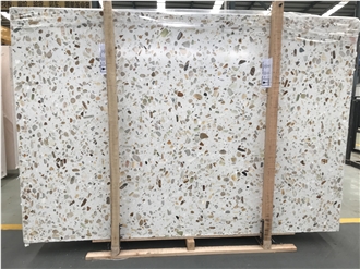 Light Transmitting Terrazzo Translucent Terrazzo Slabs