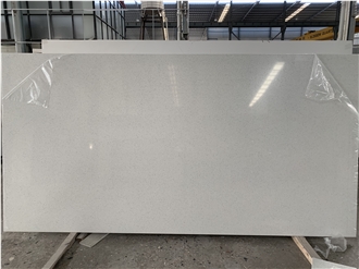 White Galaxy Quartz Sparkle White Wholesale Quartz Slabs