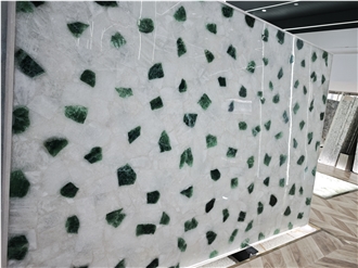 Meteorite Green Semiprecious Stone Slabs