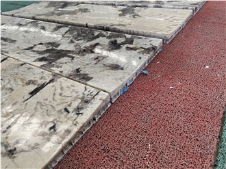 Alatas White Granite Aluminum Backing Honeycomb Panels