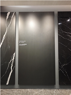 China Nero Assoluto Matt 15Mm Sintered Stone Tiles