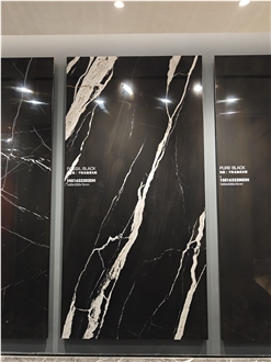 Chinese Nero Marquina White Polished 15Mm Porcelain Tiles