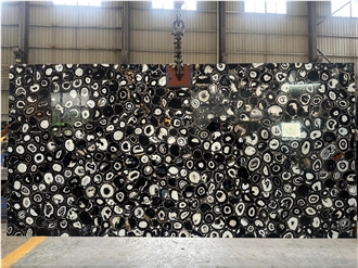 Backlit Agate Semiprecious Stone Slabs For Decor