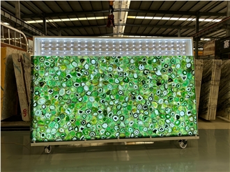 Backlit Agate Slabs Semiprecious Stone Tiles