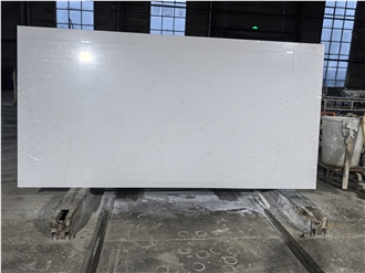 Quartz Slab Artificial Stone Slabs Gold Pattern 7211