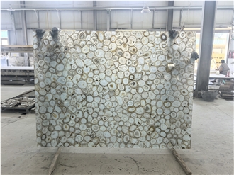 Colorful Home Design Semiprecious Stone Slabs