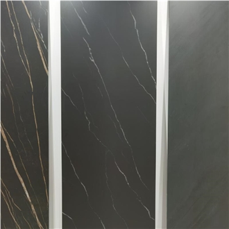 Matt Black Artificial  Sintered Stone Slabs