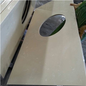 OEM Artificial Marble Bathroom Top Bath Tops