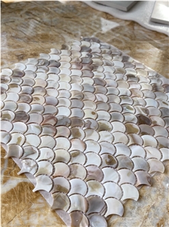 Shining Color Pearl Shell Mosaic Tiles