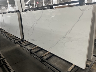 White Polished Sintered Stone Slabs