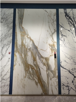 White Sintered Stone Slabs