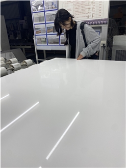 SD Super/Pure White Quartz Slabs Basic Color