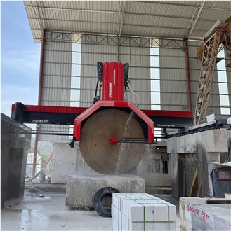 Giant Disc Bridge Saw Machine  For Cutting And Trimming Stone Blocks