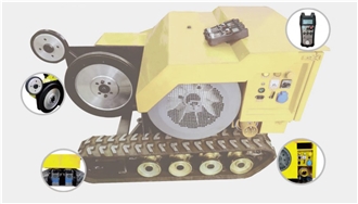 Crawler Type Quarry Wire Saw Machine