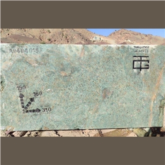Turquoise Granite Firoozeh Granite Blocks