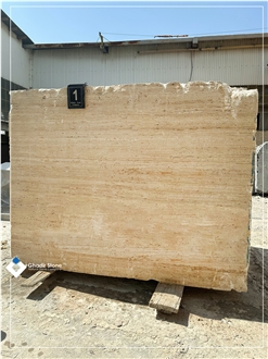 Chaperra Cream Travertine Blocks